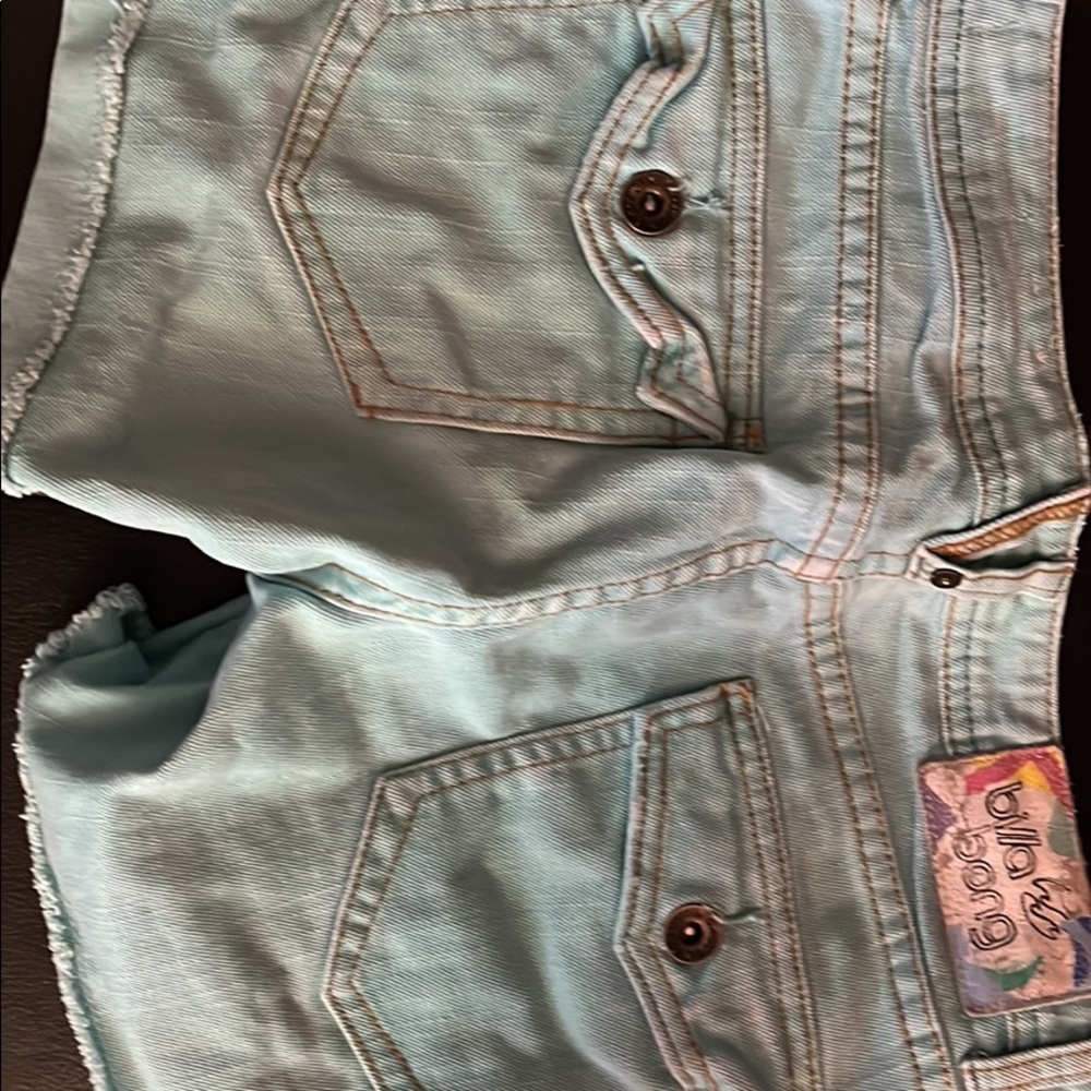 Billabong Teal Mint denim shorts size 7